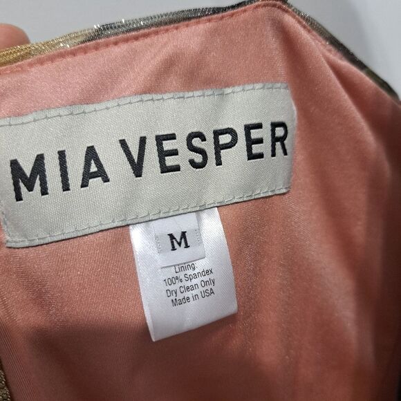 Mia Vesper The Mothra Sexy Festival Ruching Mini Dress Multi-Color Medium NWT - Picture 10 of 17